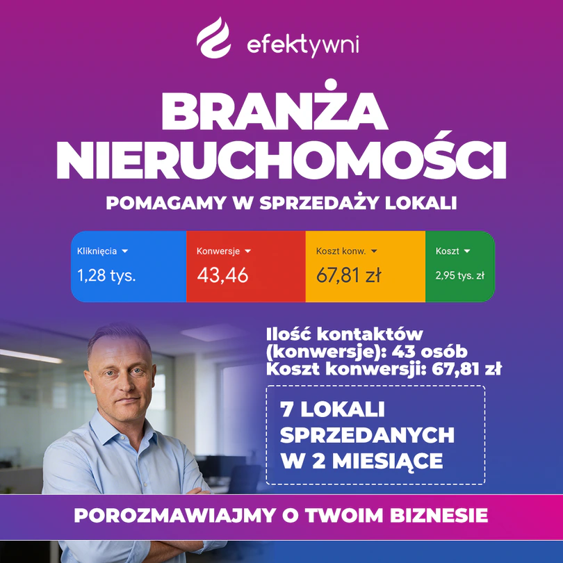 Zrzut z panelu reklamowego kampanii dla dewelopera