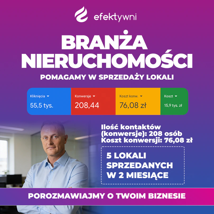 Zrzut z panelu reklamowego kampanii dla dewelopera